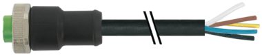 MINI (7/8) 3P F 3X1,5 (3X16AWG) BK UL/CSA