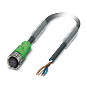 GIVAR-/STÄLLDONSKABLAGE SAC-4P-10,0-PUR/M12FS