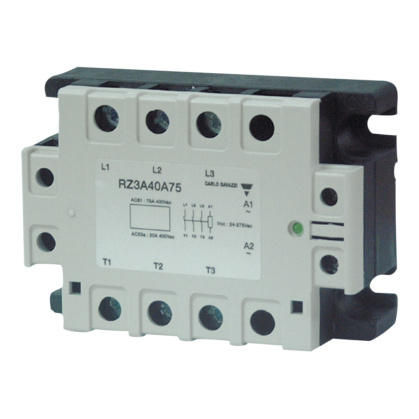 3-FAS SSR 75A/690V M.AC-STYRSPÄNNING