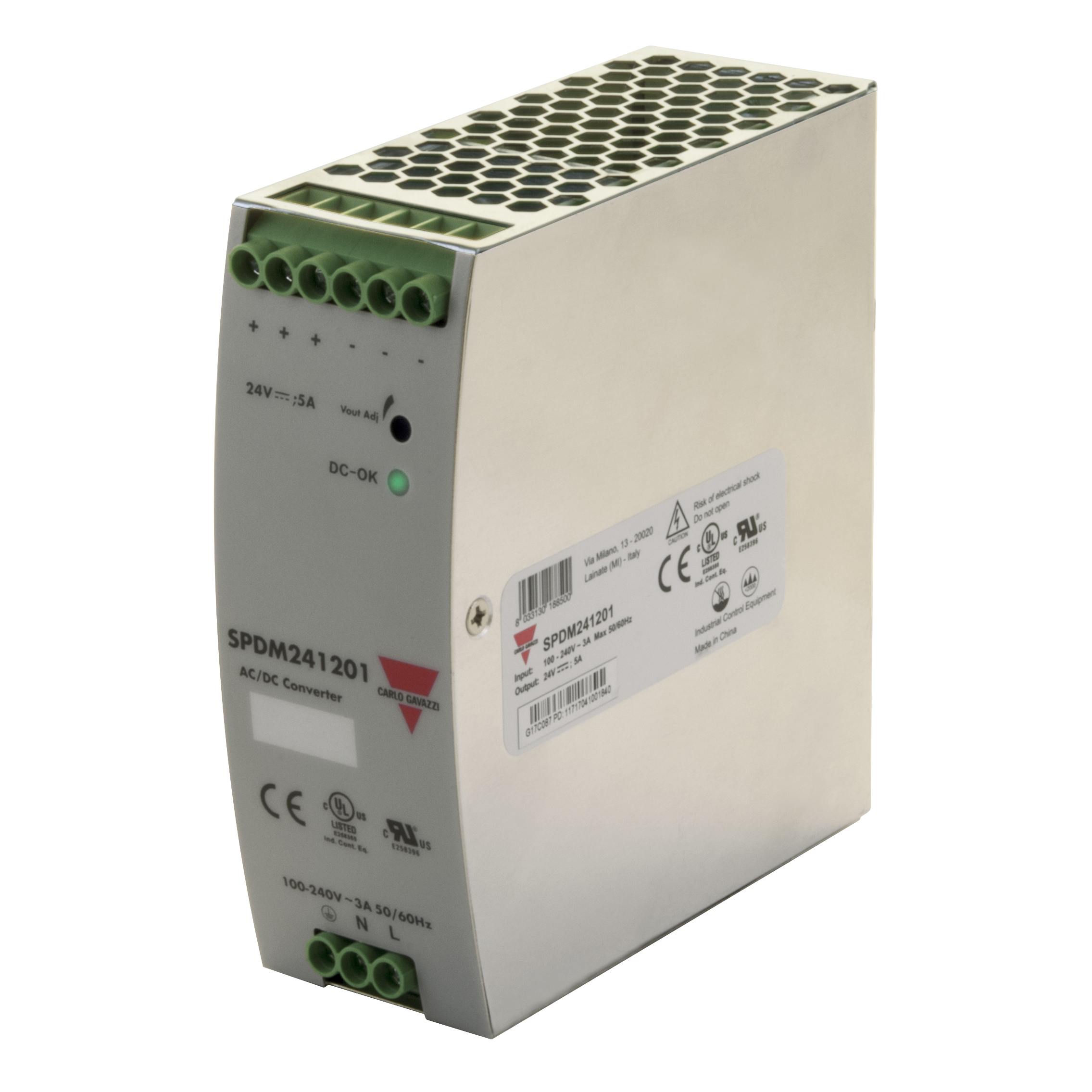 NÄTAGGREGAT 24VDC 120W 5A (BASIC)