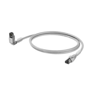 PATCHKABEL RAK/VINKLAD CAT6A LSZH 1M