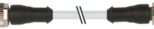 M12 M STR./M12 F STR. PUR-OB 3X0,34 GREY   5M