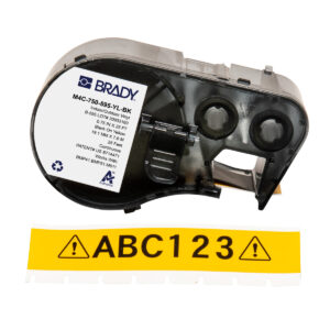 M4C-750-595-YL-BK BMP41/BMP51/BMP53/M511 LABEL PRINTER TAPE