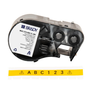 M4C-375-595-YL-BK BMP41/BMP51/BMP53/M511 LABEL PRINTER TAPE