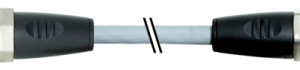 7/8'' M/7/8'' F STR. PUR-JBZ 5X1,5 GREY  4M