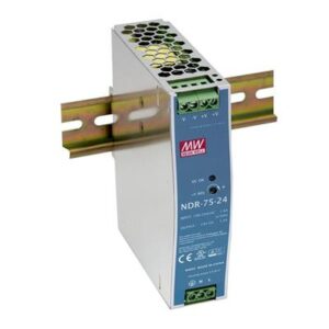NÄTAGGR, 1-FAS 90-264VAC/48VDC 1,6A 75W AUT ÅTERST MEANWELL