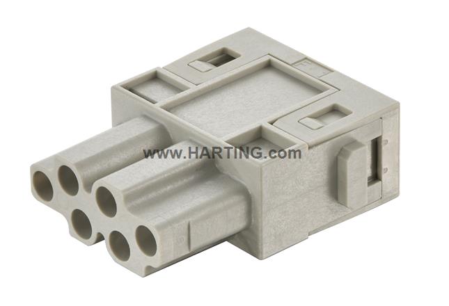 HAN E PUSH-IN MODULE, FEMALE 0,5-2,5MM²