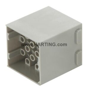 HAN DD DOUBLE MODULE, CRIMP MALE