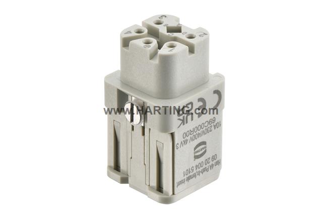HAN 4A PUSH-IN, FEMALE INSERT