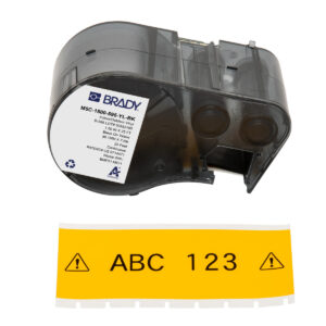M5C-1500-595-YL-BK BMP51/BMP53/M511 LABEL PRINTER TAPE