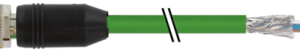 M12 M,0G,SHLDD-COD.,WITH CABLE,ETHERNET PUR-OB 2X2X0,34  GRE