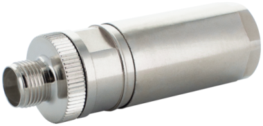 M12 POWER MALE 0° L-COD. PUSH-LOCK 5-POL