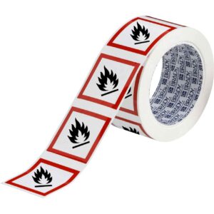 PIC 1802-50*50-B7541-RLL-C GHS SYMBOL - FLAMMABLE