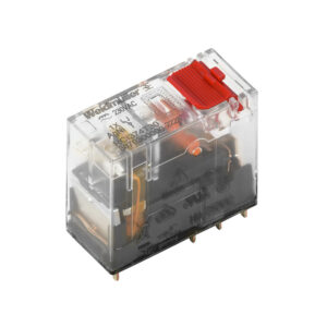 RELÄ 2 VX 8A 230VDC LED+KNAPP