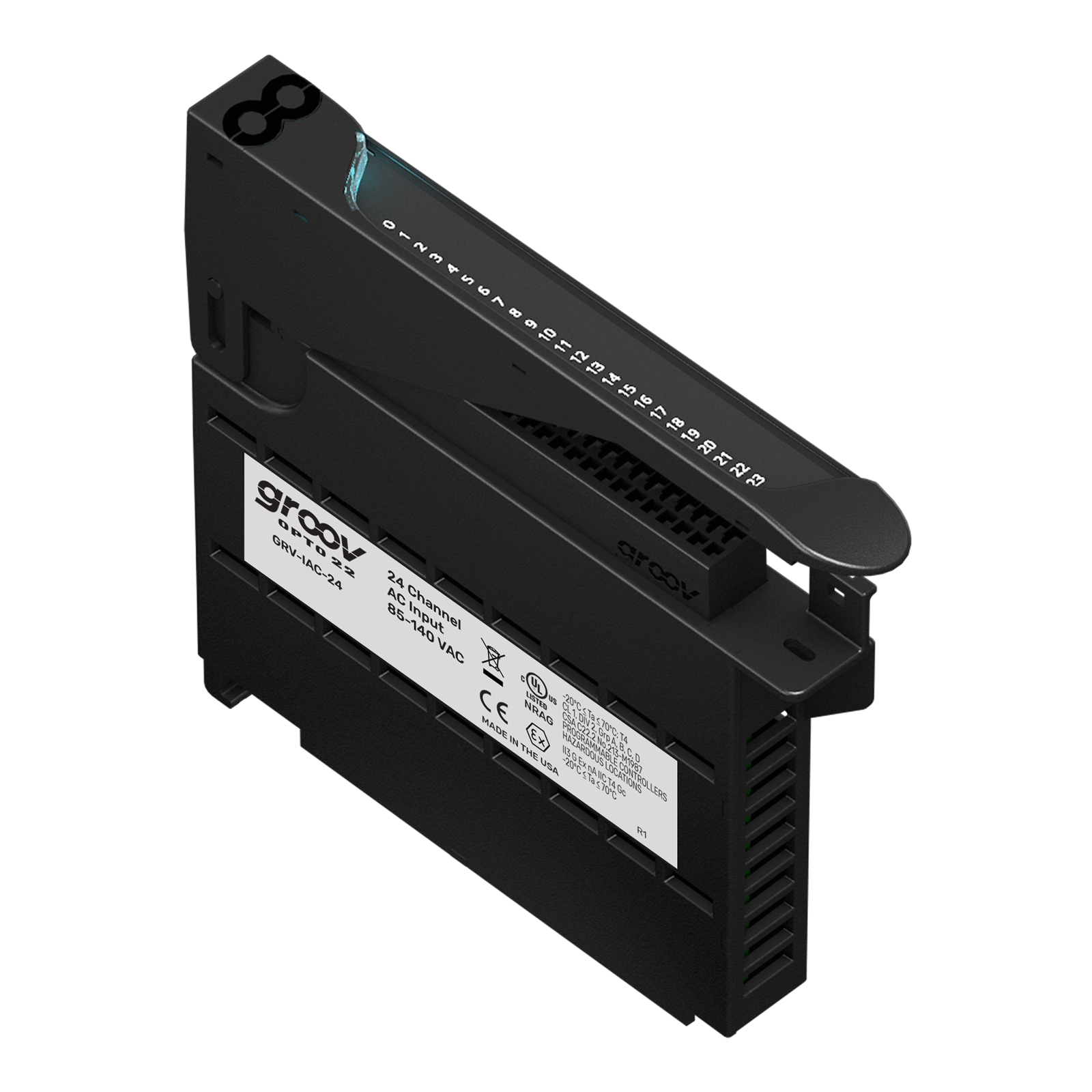 AC DIGITAL INPUT, 24 CHANNELS, 85-140 VAC