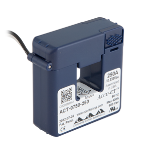 CURRENT TRANSFORMER, SPLIT CORE, 250 A, 0,333 VAC