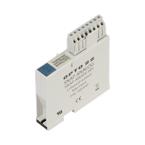 SNAP ISOLATED 2-CH ANALOG FREQ INPUT, 2-500KHZ OR 20-500KHZ