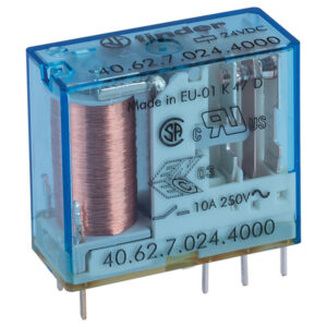 RELÄ 2 VX 10A 24VDC 5MM SENSITIV SPOLE