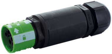 MQ15-X-POWER FEMALE 0° CRIMP CONNECTION 6-POL. 0,37 - 2,5MM²