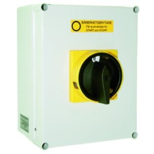 SÄKERHETSBR 25A 15KW 6-P+1S+1B HJK KAPSLAD