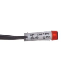 GLIMLAMPA RÖD 230V AC FÖR UE/PN STORL S0