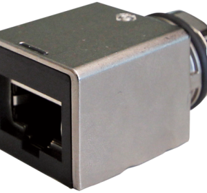 ADAPTOR M12 FEMALE 0° X-COD. /RJ45 0° 8-POL. SHIELDED CAT6A
