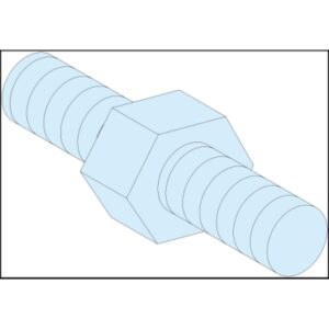 DISTANSBULT M5 4ST H=9MM