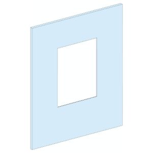 FRONTPLÅT VERT, ISFT160 B300 6MOD