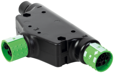 T-COUPLER MQ15 MALE / 2X MQ15 FEMALE