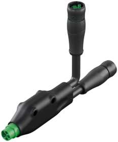 H-COUPLER MQ15 MALE-FEM/FEM 600VAC PUR 6X2.5 1.5M/6X2.5 0.3M