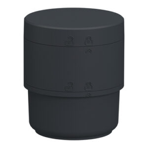 BAS 24 V AC/DC OCH LOCK GRÅTT