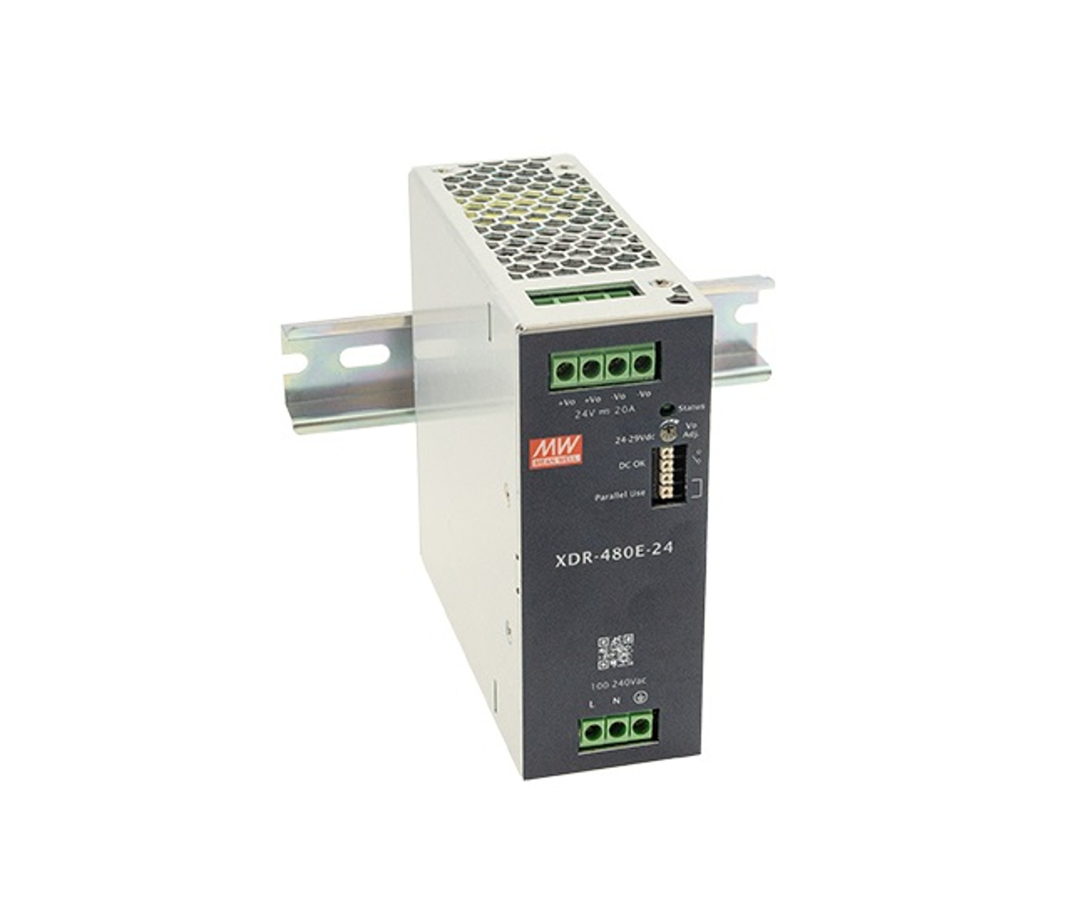 NÄTAGGR, 1-FAS 85-264VAC/36VDC 13.33A 480W PFC MEANWELL
