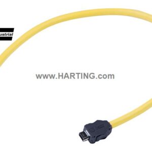 IX INDUSTRIAL, PVC CABLE ASSY, 0.5M