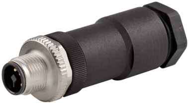 M12 POWER MALE 0° T-COD. SCREW TERMINAL 4-POL