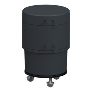 XV6 24VSOCKEL-3STIFT &LOCK-GRÅ