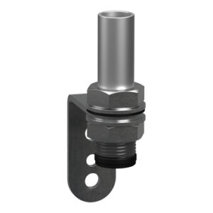 L-FÄSTE - 100MM ALU Ø25 MM RÖR