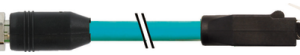M12 MALE 0° A-COD. / RJ45 MALE 0° SHIELDED TPE 4X2X24AWG 5M