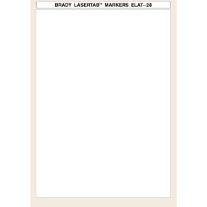 ELAT-28-747W-10SH LASERTAB LASER PRINTABLE LABELS