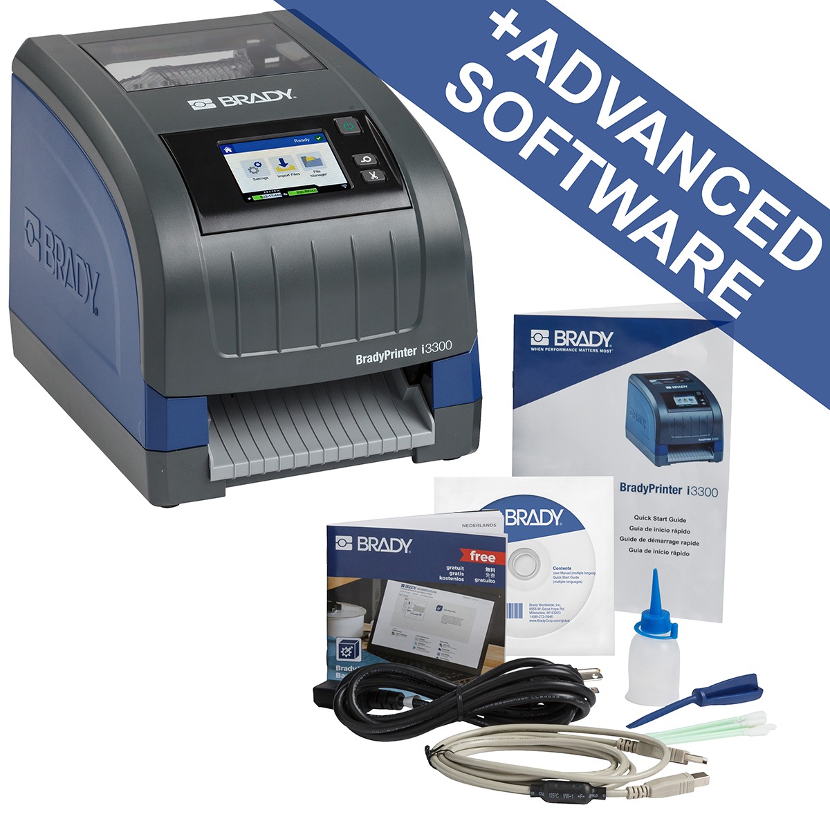I3300-C-EU-BWS I3300 PRINTER- EU + BRADY WORKSTATION SUITE