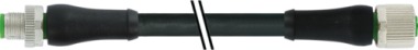 M12 HANE RAK S-KODAD PUR 4X1,5 SVART UL/CSA SLÄPKEDJA 10 M