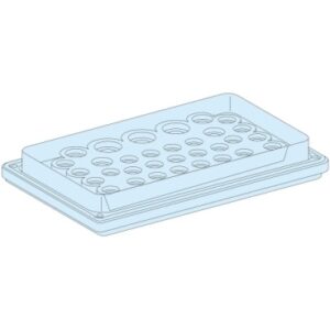 FLÄNS MED GENOMFÖRINGAR 39X7-26MM IP55