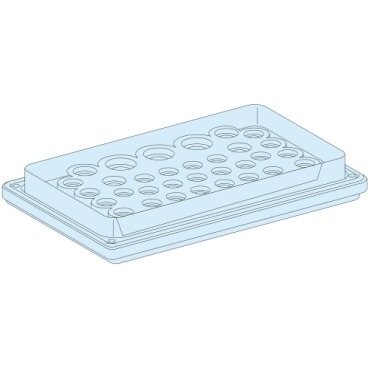 FLÄNS MED GENOMFÖRINGAR 39X7-26MM IP55