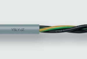 PVC STYRKABEL OSKÄRMAD YSLY-JZ 3G1,5 GRÅ