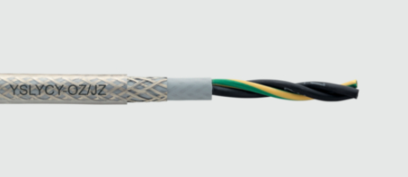 PVC STYRKABEL SKÄRMAD YSLYCY-JZ 3G2,5 TRANSP