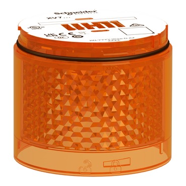 ROTERANDE ORANGE FÄRGAD LINS