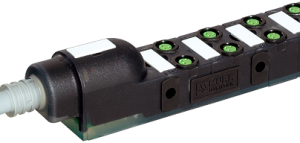 EXACT8, 8XM8, 3-POLE, MOULDED CABLE 3.0M PUR 8X0,34+2X0,75,